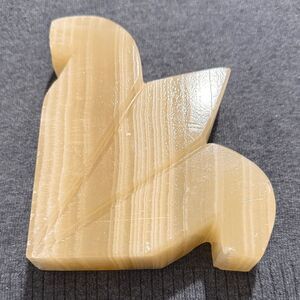 Fleur Shape Onyx Single Bookend Shelf Decor Paper Weight